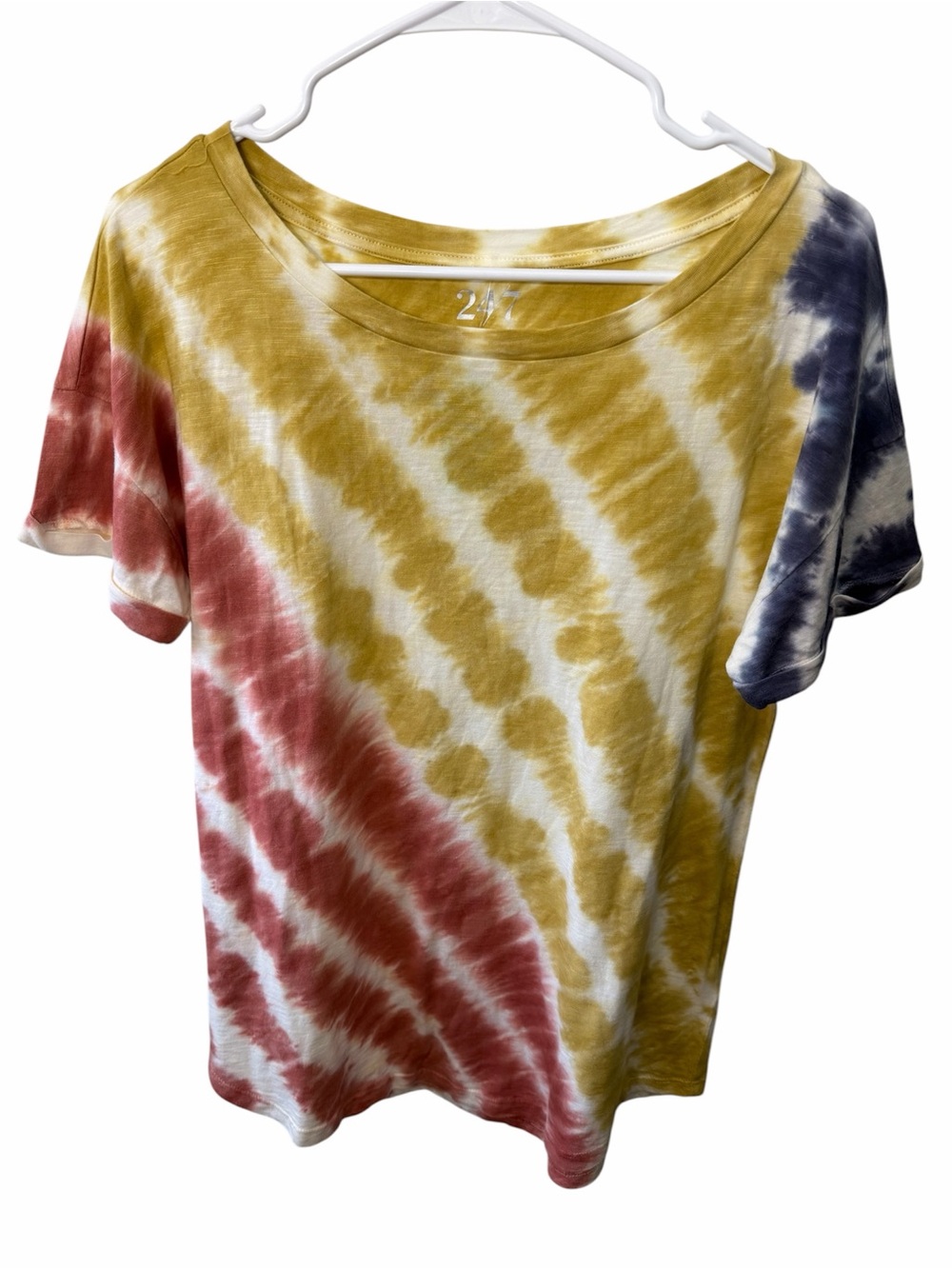 Women’s Maurice’s NWT tye dye capped sleeve blouse with tags! Summer vibes!